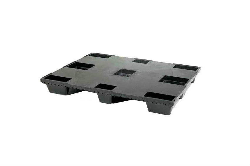 Palette export - 1200x1000x134 mm - rec - 9 pieds - plateau fermé  