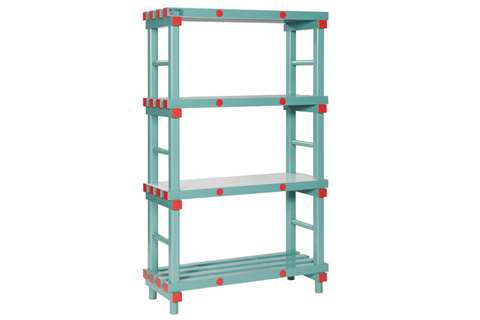 Rayonnage 1000x400x1820mm - 4 niveaux - 500mm entre niveaux