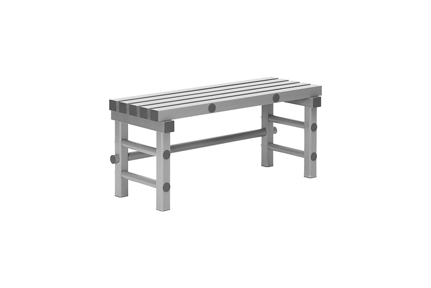 Plastic bench seat - 1200x400x450mm 