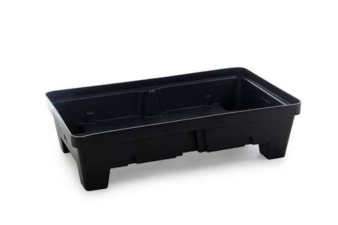 Leak tray without grate - 90l - 1000x600x265mm - on feet