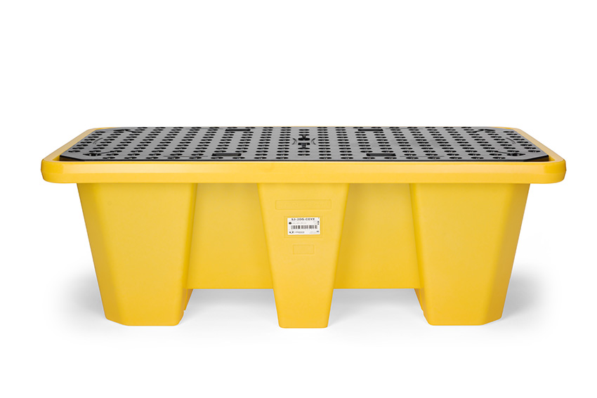 Auffangwanne mit Gitter 250l - 2 Fässer - 1450x800x505mm - stapelbar - nicht für DE/AT 