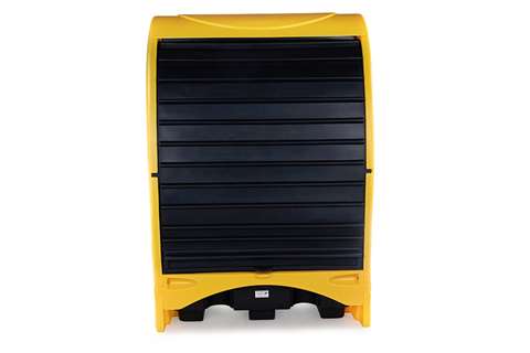 Bac de rétention avec auvent - 2 fûts - 250l - 1565x1095x2110mm