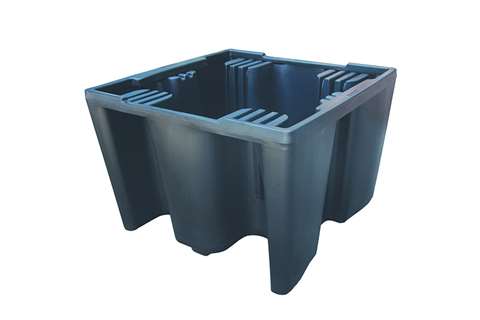 Bac de rétention - 1 conteneur IBC - 1120l - sans grille - pas pour DE/AT