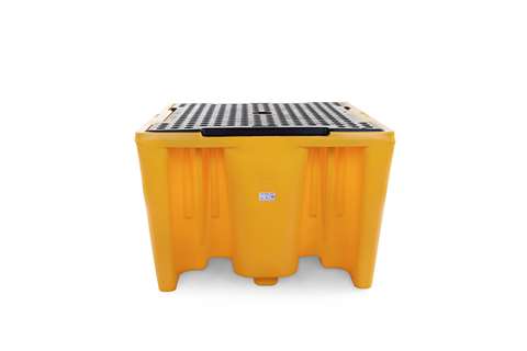 Spillpallet for 1 IBC tank - 1100l - with grid - not for DE/AT
