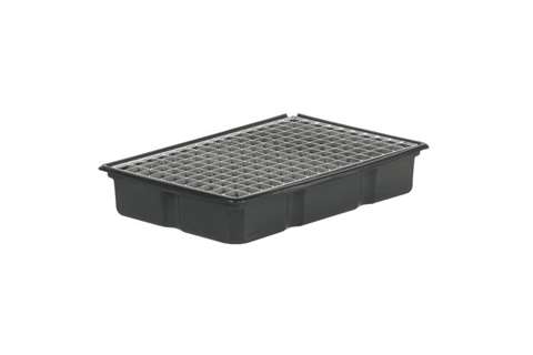 Spilltray 600x400mm - 16 l - pe - with galvanized grid