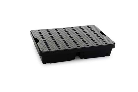 Spillpallet 800x600mm - 40l - with grid