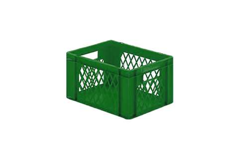 EN-Stapelbehälter Rainbow 19l - 400x300x210mm - Perforierte Wände und geschlossener Boden