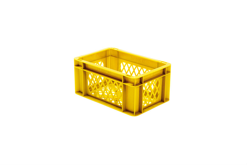 EN Stacking bin Rainbow 5,5l - 300x200x145mm - perforated sides and bottom 