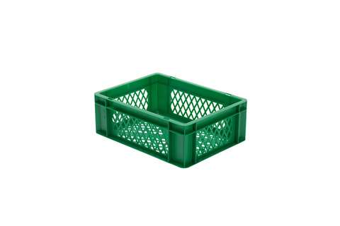 EN Stacking bin Rainbow 13l - 400x300x145mm - perforated sides and bottom