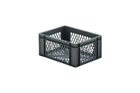 EN Stacking bin Rainbow 15l - 400x300x175mm - perforated sides and bottom
