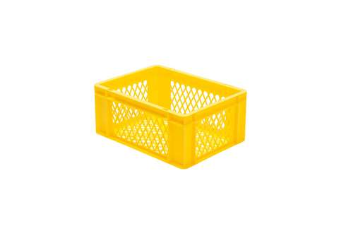 EN Stacking bin Rainbow 15l - 400x300x175mm - perforated sides and bottom