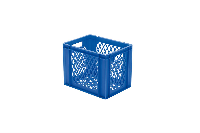 EN Stacking bin Rainbow 29l - 400x300x320mm - perforated sides and bottom 