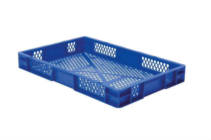 EN-Stapelbehälter Rainbow 14l - 600x400x75mm - Wände und Boden perforiert 