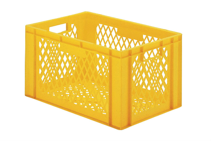 EN-Stapelbehälter Rainbow 61l - 600x400x320mm - Wände und Boden perforiert 