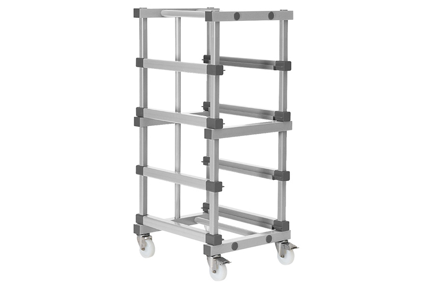 EN trolley - 540x660x1320mm - 4 levels with spacing 220mm 