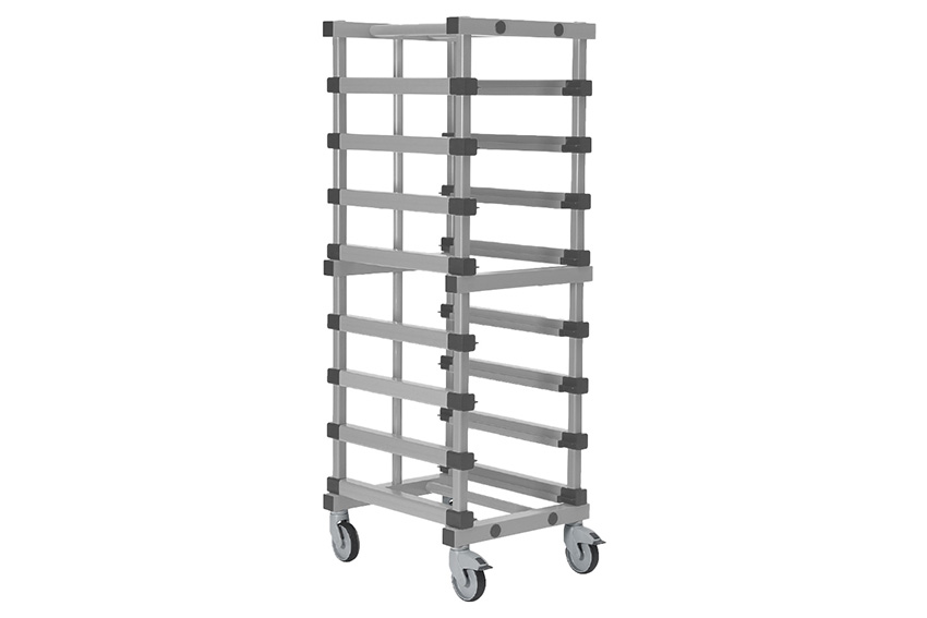 EN trolley - 540x660x1770mm - 8 levels with 120mm spacing 