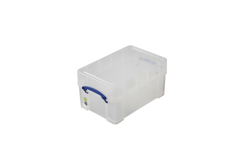 Boîte transparente 9l xl (a4) empilable sur le couvercle inclus - 395x255x205mm 