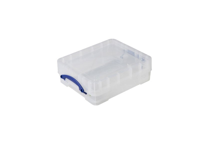 Boîte transparente 11l xl empilable sur le couvercle inclus - 455x356x148mm 