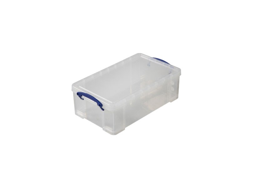 Transparent box 12l stackable on included lid - 465x270x150mm 