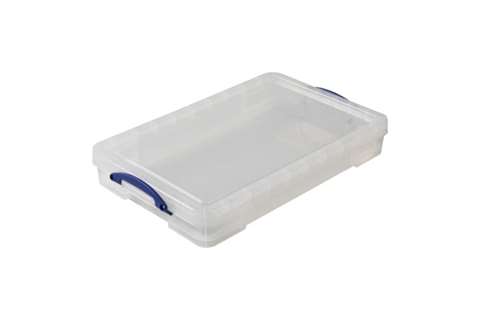 Transparente Stapelbox 20l Stapelbar auf mitgeliefertem Deckel - 710x440x120mm