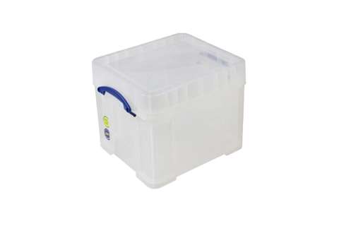 Transparent box 35l xl stackable on included lid - 480x390x355mm