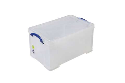 Transparent box 48l stackable on included lid - 600x400x315mm
