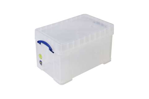 Boîte transparente 48l xl empilable sur le couvercle inclus - 600x400x350mm
