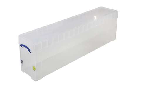 Transparent box 77l stackable on included lid - 1200x270x355mm