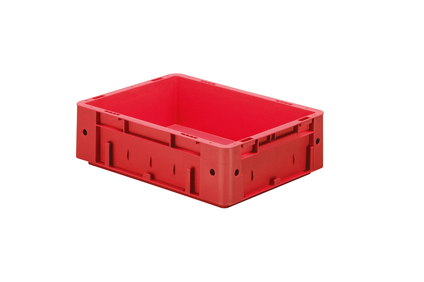EN Stackable container Rainbow 9,5l - 400x300x120mm - reinforced base and side walls 