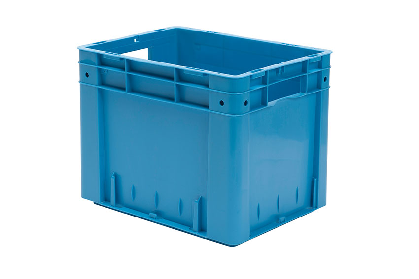 EN Stackable container Rainbow 29l - 400x300x320mm - reinforced base and side walls 