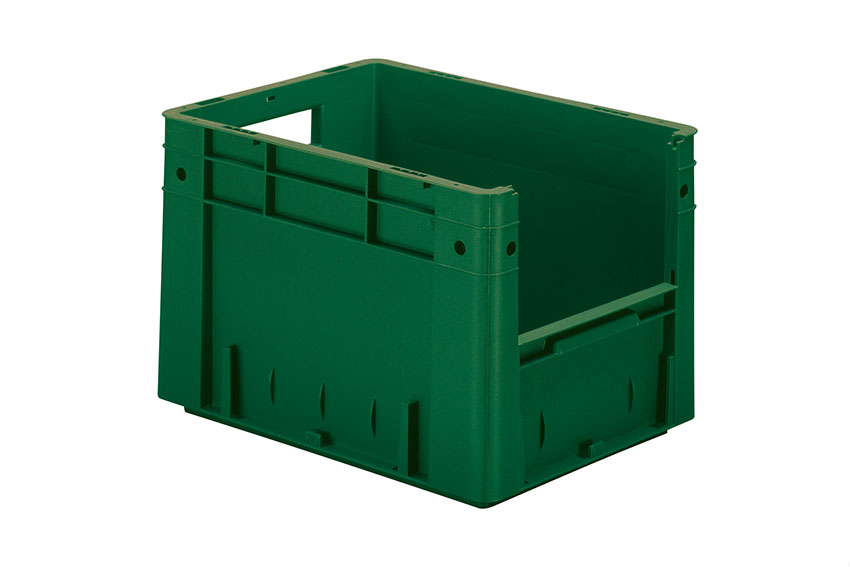 Euronorm 400x300x270 - frontal opening - 24l - bottom and sides closed 