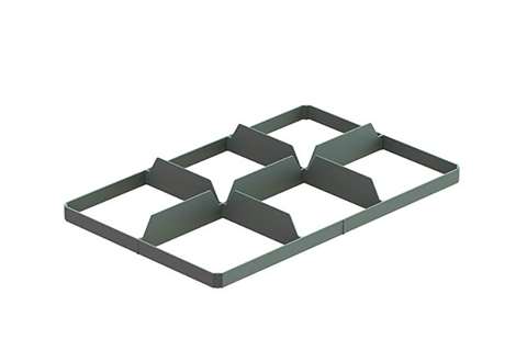 EN Separator - 2x3 Fächer (Unten) - max ø Glas: 177mm