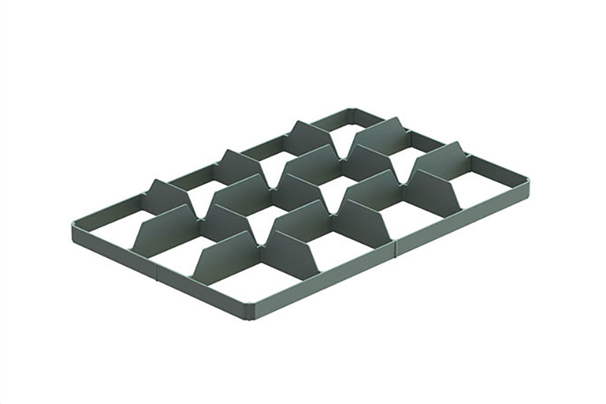 EN Separator - 3x4 Fächer (Unten) - max ø Glas: 116mm 