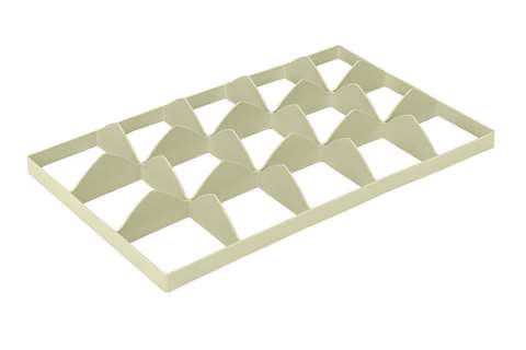 EN Separator - 3x5 Fächer (Unten) - max ø Glas: 106mm