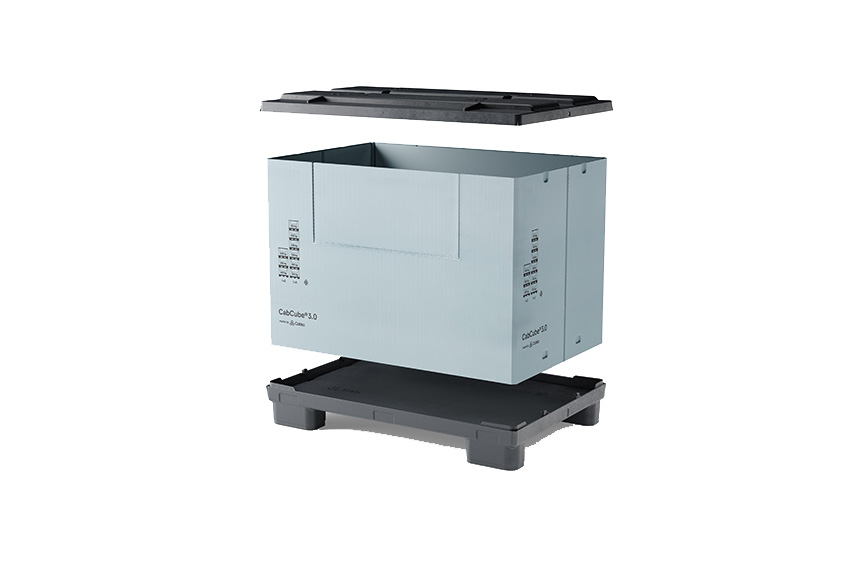 Sleeve Box 1235x830x954mm - 4 Fuss - mit Tur 