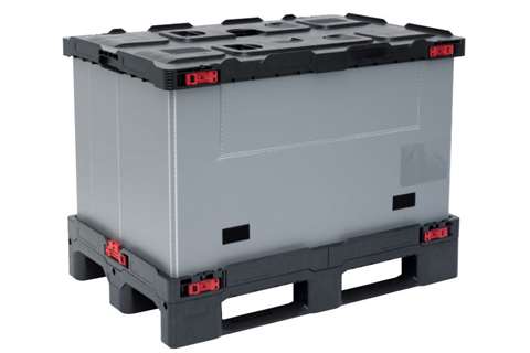 Sleeve pack 1200x800x893 mm - 3 skids - with flap door