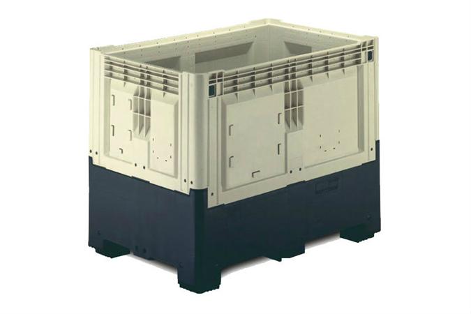 Smartbox 1200x800x978mm - plein - avec 2 semelles - 695 l 