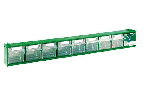 Tilting bin module 9 tilting bins - serie 7000 - 600x68x78mm