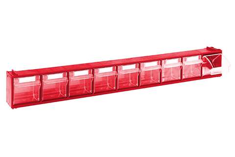 Tilting bin module 9 tilting bins - serie 7000 - 600x68x78mm