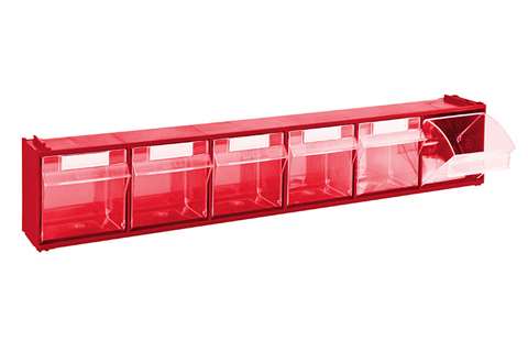 Kippbehältermodule 6 Fächer - Serie 7000 - 600x96x112mm