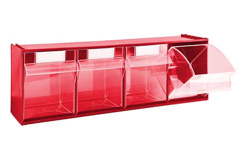 Kippbehältermodule 4 Fächer - Serie 7000 - 600x178x106mm