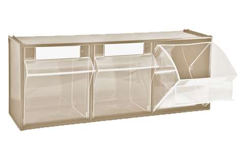 Tilting bin module 3 tilting bins - serie 7000 - 600x210x242mm