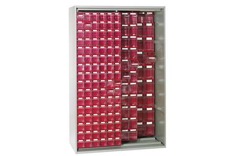 Armoire murale en métal incl. 220 pcs Storage 7000 blocs-tiroirs basculants 1250x600x1950mm