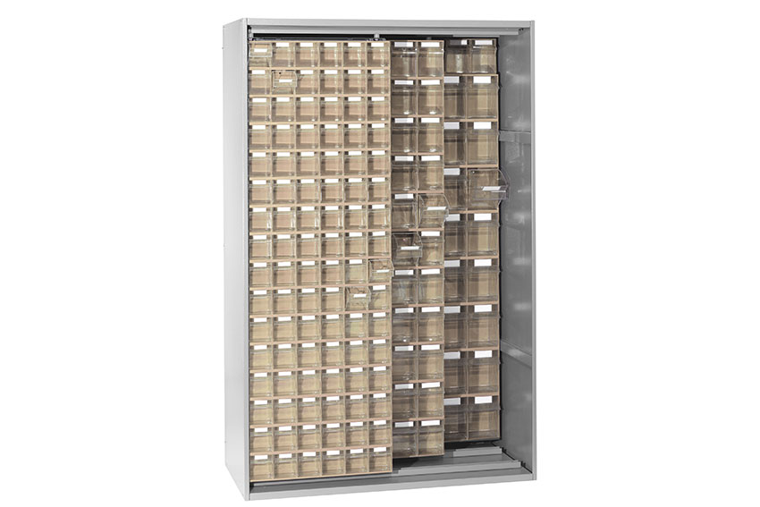 Armoire murale en métal incl. 220 pcs Storage 7000 blocs-tiroirs basculants 1250x600x1950mm 