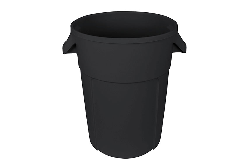 Conteneur déchets rond 85l - ø560x630mm - sans couvercle 