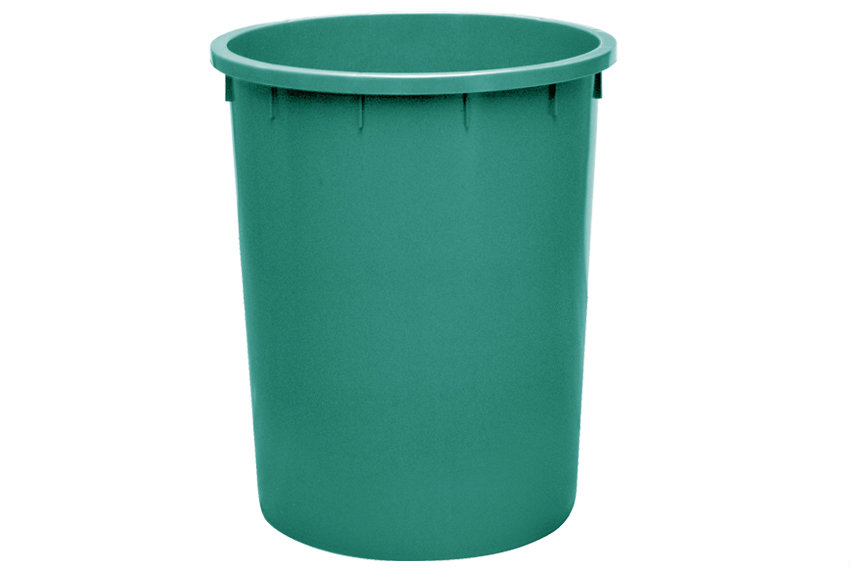 Cylindrical waste bin - 200 l - ø538mm 