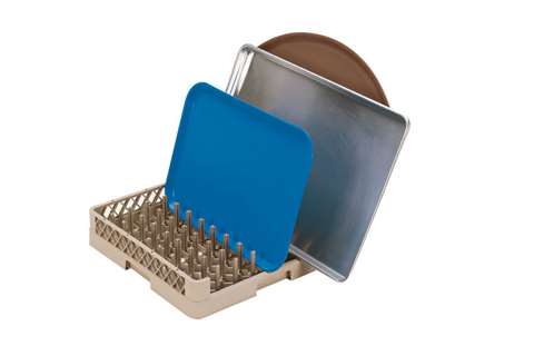 Rack with peg configuration H:73mm - 500x500x100mm - 1 open side