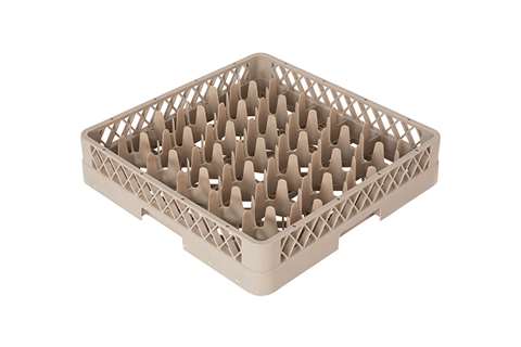 Casier à verres 30 compartiments - 500x500x100mm - Rack-Max - Ø verre: 75-81mm