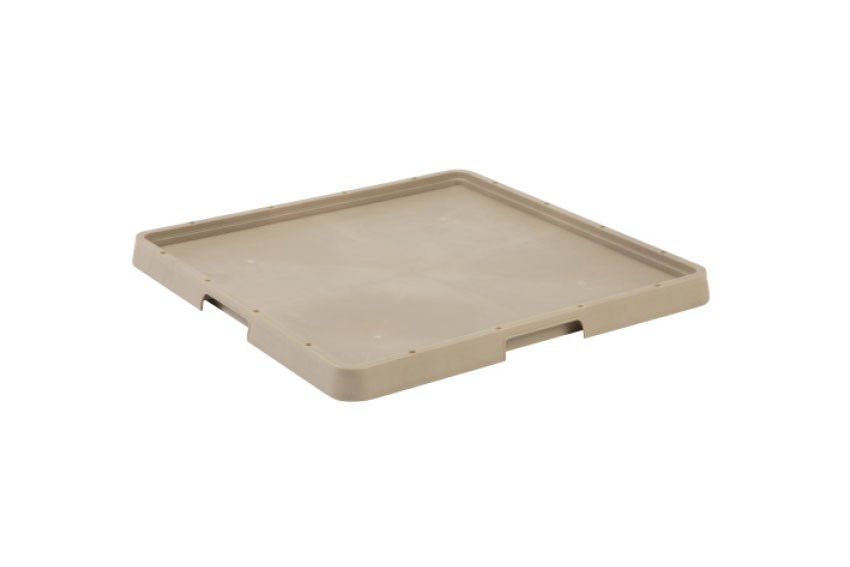 Geschlossener Deckel für Spülmaschinenkörbe Traex - 500x500x37mm 