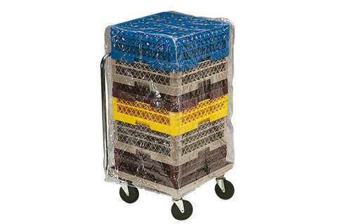 Protective transparent cover for glass racks Traex - H: 1220mm